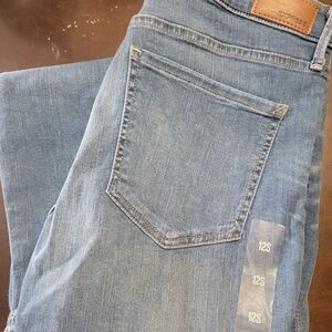 Express Women's Classic Blue Straight Leg Jeans